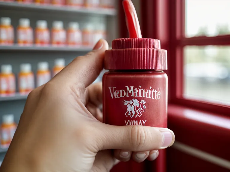A hand with a red pen pointing at a sugar-free supplement label.