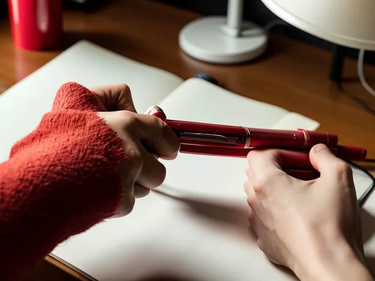 A teacher grading the ingredients list on a supplement bottle with a red pen.
