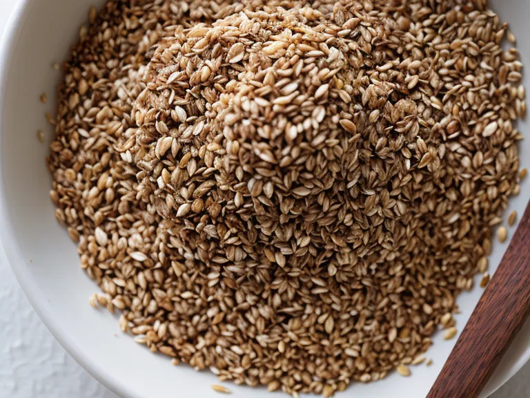 Natural ingredients like flaxseed and oat bran for digestive health.