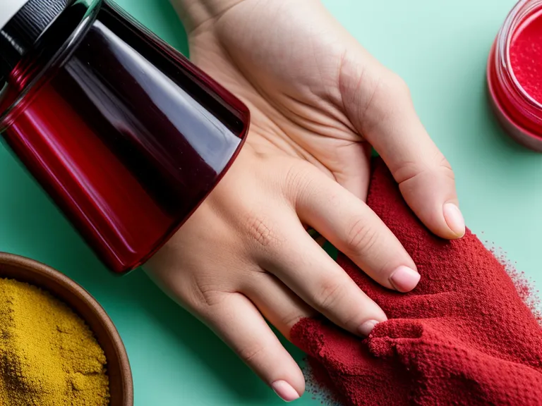 A teacher grading a supplement ingredient label with a red pen.